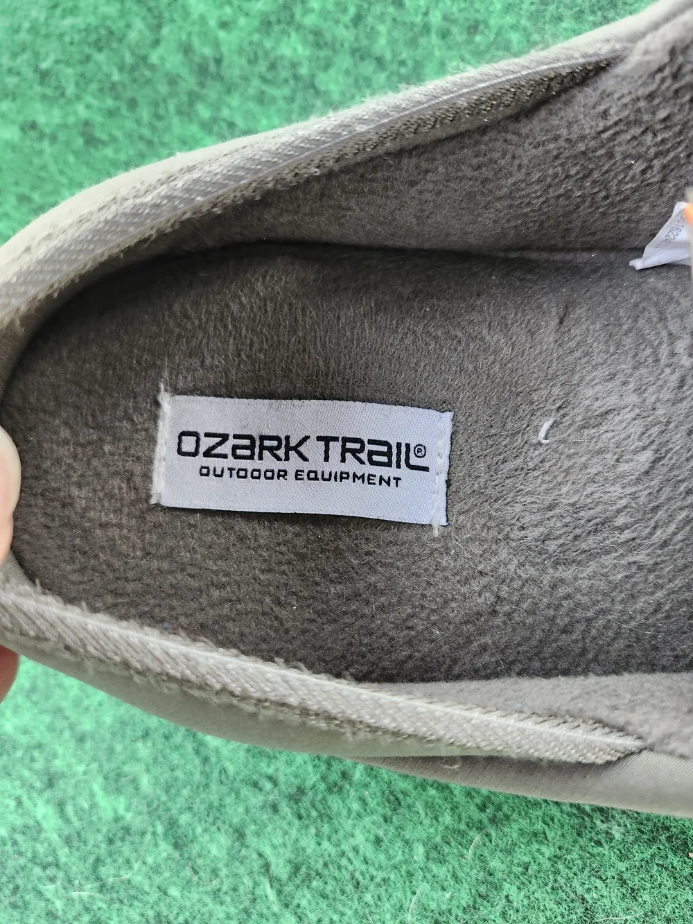 Ozark Trail Olive Quilted Slip-On Loafers